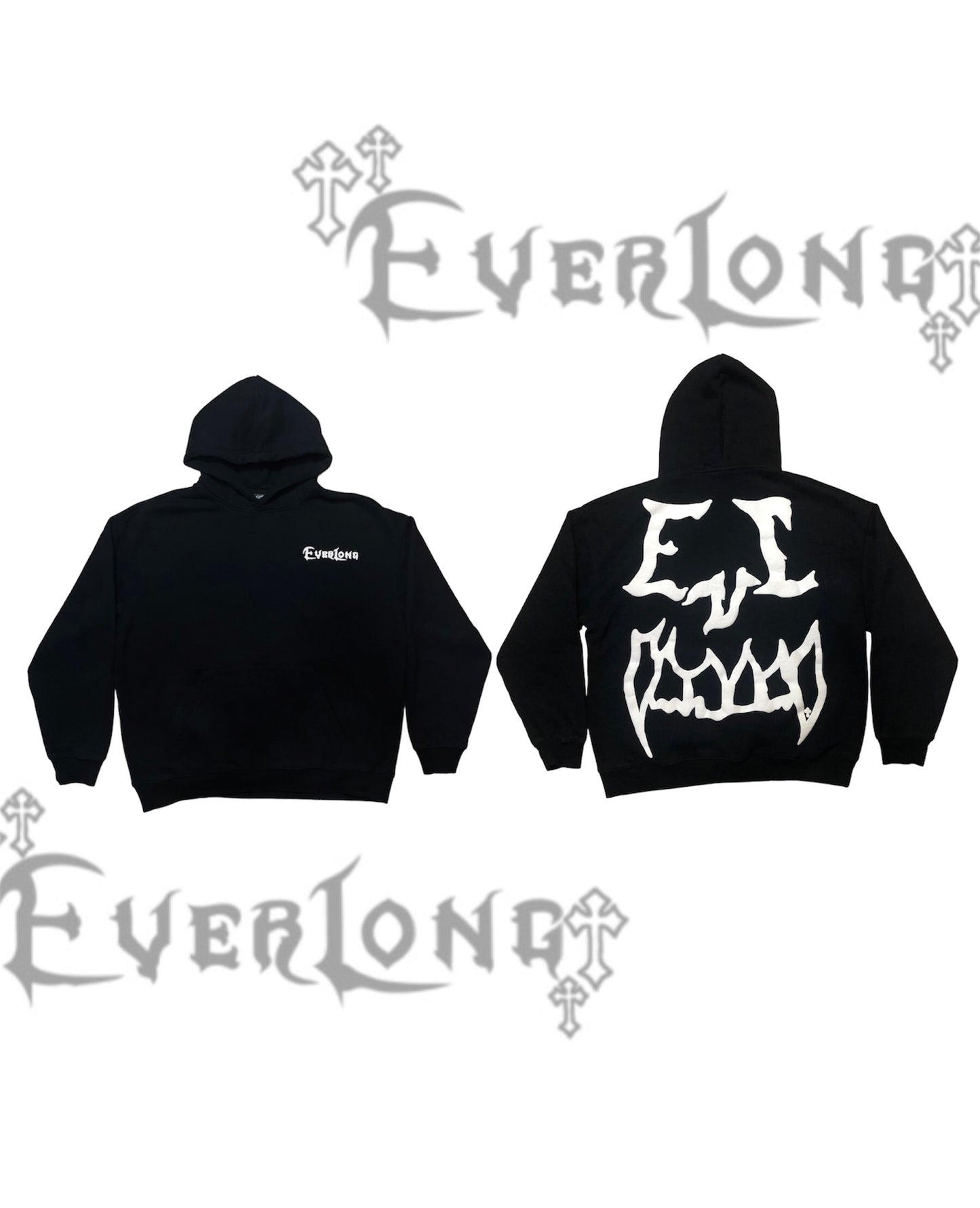 EVL Black Oversized Hoodie